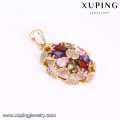 64155 Xuping city gold jewellery online shopping colorful flower gold jewelry set imitation women jewelry